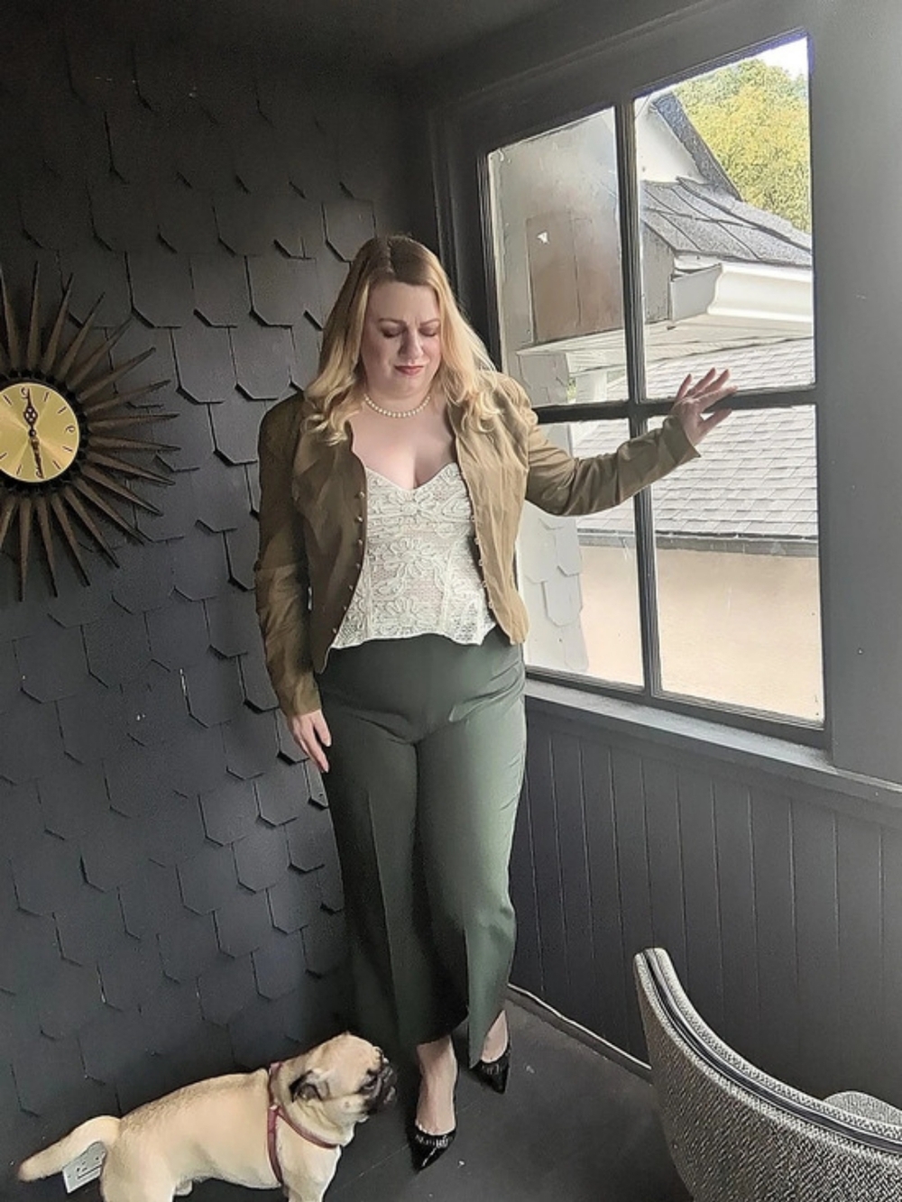 Vintage Laura Ashley Linen Blend Blazer